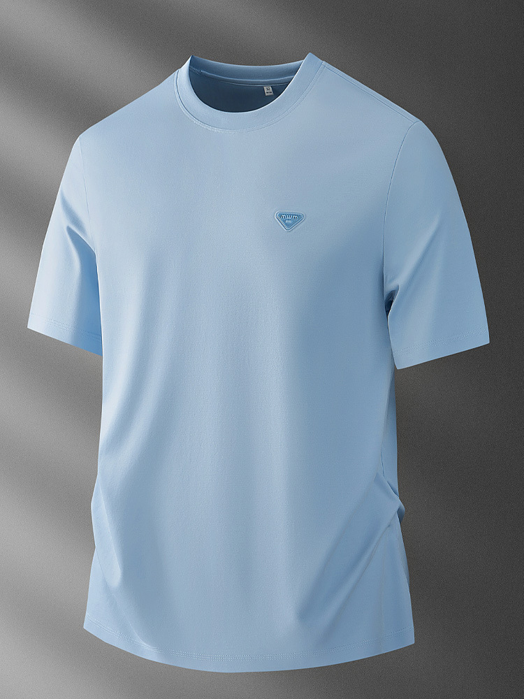 Men's Lightweight Summer Crew-Neck Casual T-Shirt